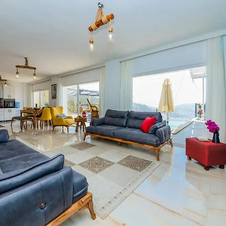 Sea View For 10 People In Kalkan Kaş