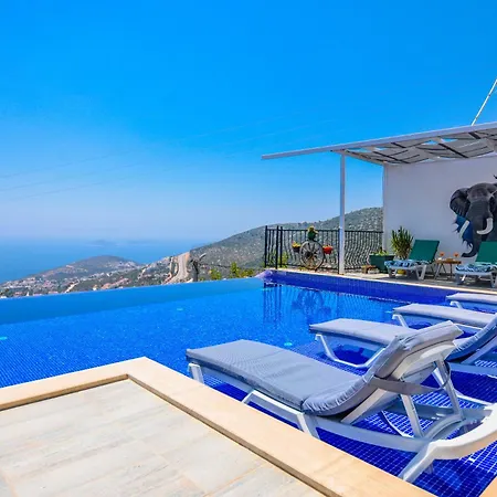Sea View For 10 People In Kalkan Willa *